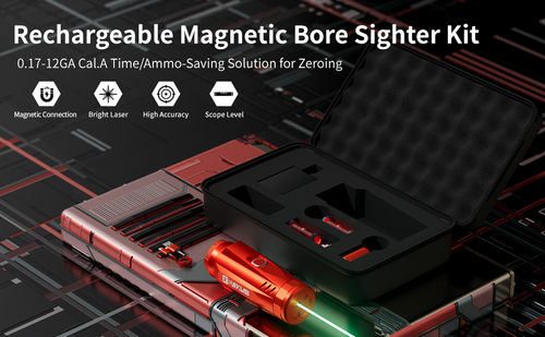 Rechargeable Magnetic Laser Bore Sight