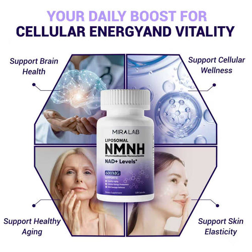 REVITALOX NMN + Resveratrol Anti-Aging Supplement - 60 Capsules